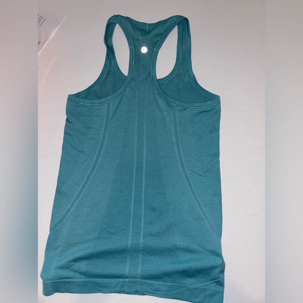 swiftly tech racerback blue turquoise